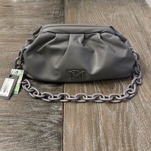 Gray Chain Shoulder Bag